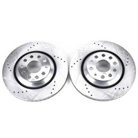 PowerStop Power Stop 17-18 Audi RS3 Rear Evolution Drilled & Slotted Rotors - Pair