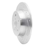 R1 Concepts R1 20-25 Chrysler Pacifica Rear Left Drilled & Slotted Silver Brake Rotor