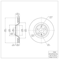 DFC 05-11 Audi A6 Quattro Front Brake Rotor