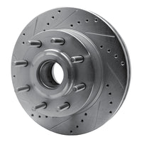 R1 Concepts R1 06-12 Ford F-250 2WD (Super Duty) Front Left Drilled & Slotted Silver Brake Rotor