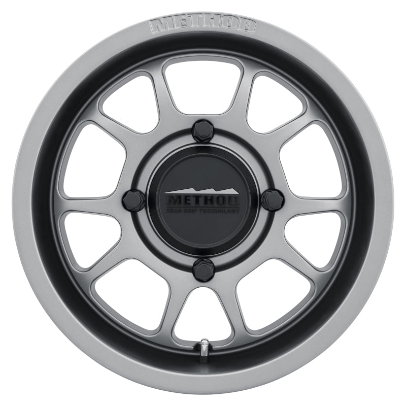 Method Wheels Method MR409 Bead Grip 15x7 / 4+3/13mm Offset / 4x156 / 132mm CB Steel Grey Wheel
