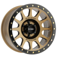 Method Wheels Method MR305 NV 18x9 +18mm Offset 6x5.5 108mm CB Method Bronze/Black Street Loc Wheel