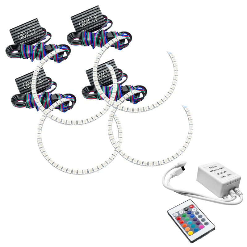 ORACLE Lighting Oracle Nissan Maxima 04-06 Halo Kit - ColorSHIFT w/ Simple Controller