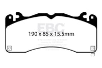 EBC 2015+ Ford Mustang (6th Gen) 2.3L Turbo (GT Package) Greenstuff Front Brake Pads