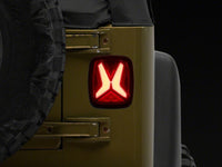 Raxiom 76-06 Jeep CJ7 Wrangler YJ & TJ Gladiator LED Tail Lights- Black Housing (Smoked Lens)