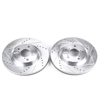 PowerStop Power Stop 09-14 Acura TL Front Evolution Drilled & Slotted Rotors - Pair