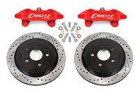 BMR Suspension BMR 14-19 Chevrolet Corvette Brake Kit For 15in Conversion Drilled And Slotted Rotors/Red Calipers