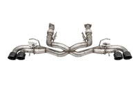 CORSA Performance Corsa 2020-2025 Corvette C8 3in Valved Cat-Back 4.5in Blk Quad Tips - Fits Factory NPP Exhaust w/AFM