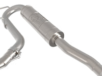 aFe Rebel Series 2-1/2in 304 Stainless Steel Cat-Back w/ Black Tip Ford Maverick 22-26 L4-2.5L FWD