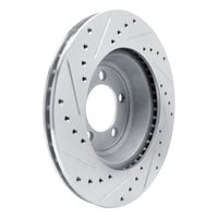 R1 Concepts R1 1965-1972 Dodge Dart Front Right Drilled & Slotted Silver Brake Rotor