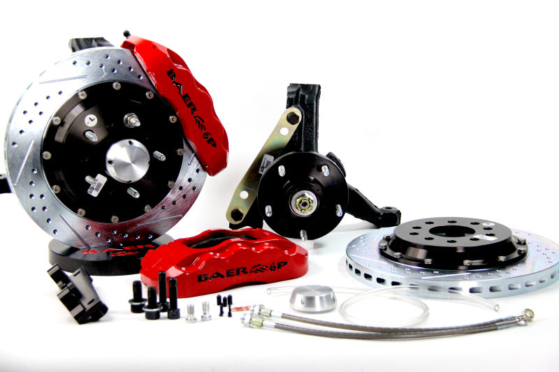 Baer Brakes 82-92 Chevrolet Camaro STD Studs 14in Pro+ Front SDZ Brake Kit - Hugger Orange