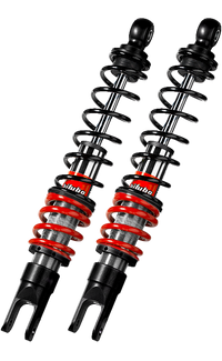 Bitubo Suspension Bitubo YGB0 Twinshocks Rear Adjustable: Spring Preload,  Red And Black Springs