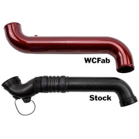 Wehrli 11-16 Duramax LML Passenger Side 3.5 in. Intercooler Pipe - Gloss Black