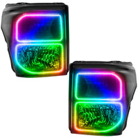 ORACLE Lighting Oracle 11-16 Ford F250/350 LED HL - Black - ColorSHIFT w/o Controller