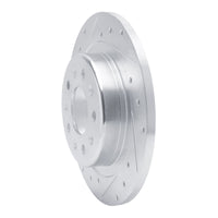 R1 Concepts R1 16-25 Buick LaCrosse Rear Left Drilled & Slotted Silver Brake Rotor