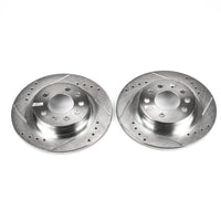 PowerStop Power Stop 06-09 Pontiac Solstice Rear Evolution Drilled & Slotted Rotors - Pair
