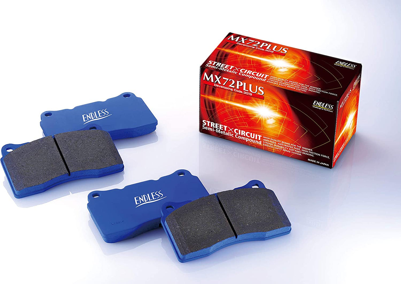 Endless EP386-EP472 MX72-PLUS Brake Pad Front Rear Set Subaru BRZ ZC6