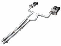 AWE Tuning AWE 2024 Ford Mustang Dark Horse S650 RWD SwitchPath Cat-Back Exhaust w/ Quad Diamond Black Tips