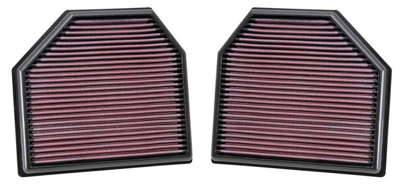 K&N Engineering K&N Replacement Air Filter for 11-14 BMW M5/M6 4.4L V8 / 2015 M4/M3 3.0L I6  (2 per box)