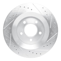 R1 Concepts R1 99-04 Chrysler CONCORDE Front Left Drilled & Slotted Silver Brake Rotor