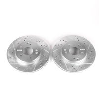 PowerStop Power Stop 99-00 Mercedes-Benz C230 Front Evolution Drilled & Slotted Rotors - Pair
