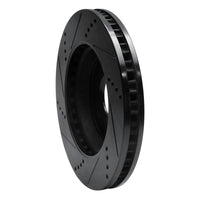 R1 Concepts R1 06-09 Buick Terraza Front Right Drilled & Slotted Black Brake Rotor