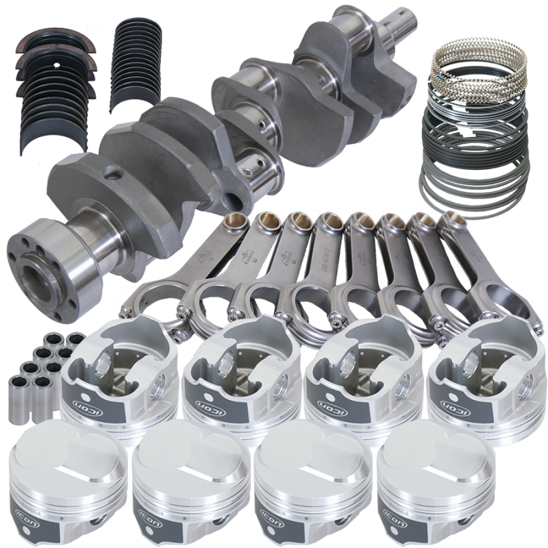 Eagle Chevy 454 4.000in Crank 6.135in H-Beam 43cc Dome 4.350in Pistons Rotating Assembly