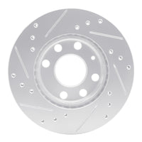 R1 Concepts R1 88-20 Chevrolet CHEVY (Mexico) Front Right Drilled & Slotted Silver Brake Rotor
