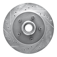 R1 Concepts R1 1992-2002 Chevrolet C1500 Front Left Drilled & Slotted Silver Brake Rotor