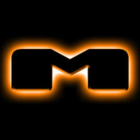 ORACLE Lighting Universal Illuminated LED Letter Badges - Matte Blk Surface Finish - M