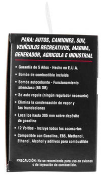 K&N Engineering K&N Performance Electric Fuel Pump 4-7 PSI