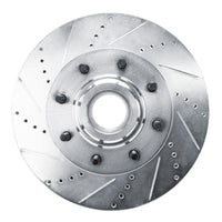 R1 Concepts R1 11-25 Ford F-250 2WD (Super Duty) Front Left Drilled & Slotted Silver Brake Rotor