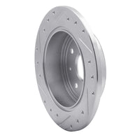 R1 Concepts R1 04-10 Chevrolet Epica (Mexico) Rear Right Drilled & Slotted Silver Brake Rotor