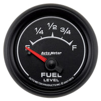 AutoMeter Gauge Fuel Level 2-1/16in. 0 Ohm(e) to 90 Ohm(f) Elec Es