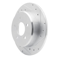 R1 Concepts R1 97-07 Chrysler Town & Country Rear Right Drilled & Slotted Silver Brake Rotor