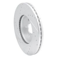 R1 Concepts R1 13-22 Buick Encore Front Right Drilled & Slotted Silver Brake Rotor