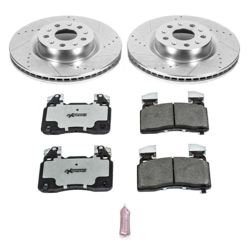 PowerStop Power Stop 16-18 Cadillac CT6 Front Z26 Street Warrior Brake Kit