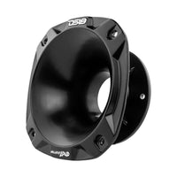 DS18 2in Short Bolt-On Throat Horn 57 Degree 2.6in Depth Black Aluminum