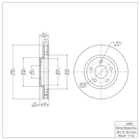 DFC 97-05 Buick Park Avenue Front Brake Rotor