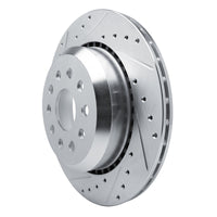 R1 Concepts R1 20-25 Jeep Wrangler Rear Left Drilled & Slotted Silver Brake Rotor