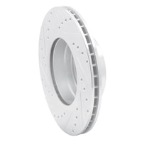 R1 Concepts R1 04-10 BMW 525I (USA/Canada) Front Right Drilled & Slotted Silver Brake Rotor