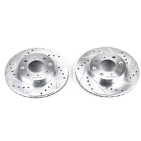 PowerStop Power Stop 88-91 Honda Civic Front Evolution Drilled & Slotted Rotors - Pair