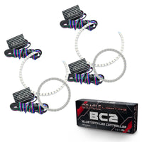 ORACLE Lighting Oracle Nissan Altima Sedan 10-12 Halo Kit - ColorSHIFT w/ BC1 Controller