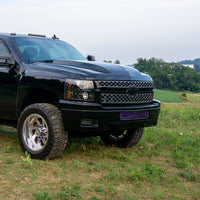Wehrli 11-14 Chevrolet Silverado 2500/3500 HD / Duramax LML Bumper Grille - Fine Texture Black