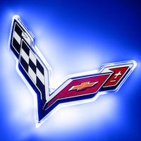 ORACLE Lighting Oracle Corvette C7 Rear Illuminated Emblem - Blue