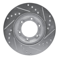R1 Concepts R1 84-87 Isuzu TROOPER Front Left Drilled & Slotted Silver Brake Rotor