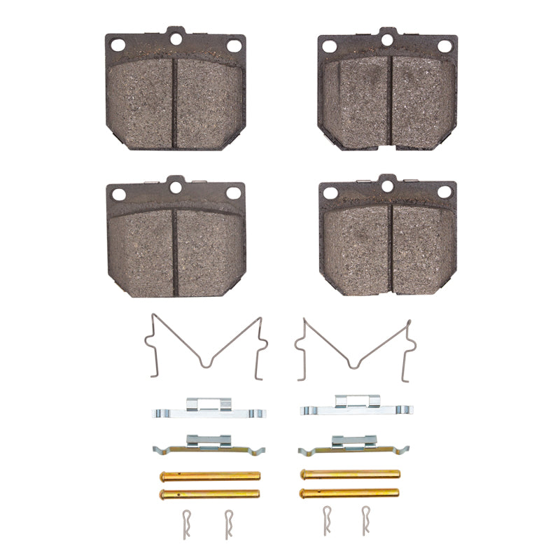 R1 Concepts R1 1969-1983 Nissan 240Z Front R1 Semi Met Pads & Hardware Kit