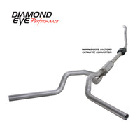Diamond Eye Performance Diamond Eye KIT 4in Turbo Back MFLR RPLCMENT PIPE DUAL ALUM94-97 5 7 3L F250/F350 PWRSTROKE NFS