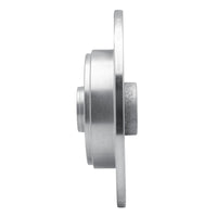 R1 Concepts R1 84-87 Honda Prelude Rear Left Drilled & Slotted Silver Brake Rotor