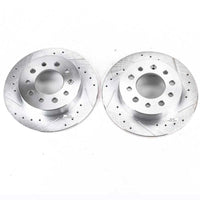 PowerStop Power Stop 03-08 Hyundai Tiburon Rear Evolution Drilled & Slotted Rotors - Pair